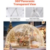 image:imageVEVOR Garden Dome Tent 12 x 72 ft Clear Bubble Tent House for 47 Person  Outdoor Igloo Waterproof PVC Geodesic Dome Greenhouse with Ventilated Window 360 CrystalClear View for Gardens Patios15 x 95 FT