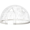 image:imageVEVOR Garden Dome Tent 12 x 72 ft Clear Bubble Tent House for 47 Person  Outdoor Igloo Waterproof PVC Geodesic Dome Greenhouse with Ventilated Window 360 CrystalClear View for Gardens Patios12 x 72 FT