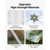 image:imageVEVOR Garden Dome Tent 12 x 72 ft Clear Bubble Tent House for 47 Person  Outdoor Igloo Waterproof PVC Geodesic Dome Greenhouse with Ventilated Window 360 CrystalClear View for Gardens PatiosUpgrade95 ft x 57 FT