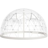image:imageVEVOR Garden Dome Tent 12 x 72 ft Clear Bubble Tent House for 47 Person  Outdoor Igloo Waterproof PVC Geodesic Dome Greenhouse with Ventilated Window 360 CrystalClear View for Gardens Patios12 x 72 FT