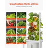 image:imageVEVOR Hydroponic Tower 50 Pods 10 Tiers Hydroponics Growing System Kit with App Control amp Casters Vertical Home Garden with 20L Water Tank amp Pump Planter for Indoor Herbs Fruits and VegetablesPro6 Tiers30 PodsWith Grow Light