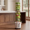 image:imageVEVOR Hydroponic Tower 50 Pods 10 Tiers Hydroponics Growing System Kit with App Control amp Casters Vertical Home Garden with 20L Water Tank amp Pump Planter for Indoor Herbs Fruits and VegetablesPro10 Tiers50 PodsNo Grow Light