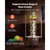 image:imageVEVOR Hydroponic Tower 50 Pods 10 Tiers Hydroponics Growing System Kit with App Control amp Casters Vertical Home Garden with 20L Water Tank amp Pump Planter for Indoor Herbs Fruits and VegetablesPro9 Tiers45 PodsWith Grow Light