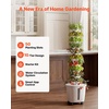 image:imageVEVOR Hydroponic Tower 50 Pods 10 Tiers Hydroponics Growing System Kit with App Control amp Casters Vertical Home Garden with 20L Water Tank amp Pump Planter for Indoor Herbs Fruits and VegetablesPro10 Tiers50 PodsNo Grow Light