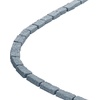 image:imageVEVOR No Dig Garden Edging Border Faux Wood Landscape Edging Flexible Plastic Lawn Edging for Tree Flower Bed Pathway Yard 4 Pack 10 Blocks 4114L x 374 W x 748H 32 Spikes Included BeigeSandstone Gray