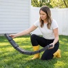 image:imageVEVOR No Dig Garden Edging Border Faux Wood Landscape Edging Flexible Plastic Lawn Edging for Tree Flower Bed Pathway Yard 4 Pack 10 Blocks 4114L x 374 W x 748H 32 Spikes Included BeigeCharcoal Black