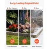 image:imageVEVOR No Dig Garden Edging Border Faux Wood Landscape Edging Flexible Plastic Lawn Edging for Tree Flower Bed Pathway Yard 4 Pack 10 Blocks 4114L x 374 W x 748H 32 Spikes Included BeigeBeige