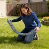 image:imageVEVOR No Dig Garden Edging Border Faux Wood Landscape Edging Flexible Plastic Lawn Edging for Tree Flower Bed Pathway Yard 4 Pack 10 Blocks 4114L x 374 W x 748H 32 Spikes Included BeigeSandstone Gray