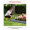 image:imageVEVOR No Dig Garden Edging Border Faux Wood Landscape Edging Flexible Plastic Lawn Edging for Tree Flower Bed Pathway Yard 4 Pack 10 Blocks 4114L x 374 W x 748H 32 Spikes Included BeigeSandstone Gray