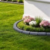 image:imageVEVOR No Dig Garden Edging Border Faux Wood Landscape Edging Flexible Plastic Lawn Edging for Tree Flower Bed Pathway Yard 4 Pack 10 Blocks 4114L x 374 W x 748H 32 Spikes Included BeigeSandstone Gray