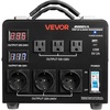image:imageVEVOR Voltage Auto Converter Transformer 6000VA Heavy Duty Step UpDown Power Transformer 110V to 220V and 220V to 110V with 3 US Outlets 3 EU Outlets LCD Display Circuit Breaker Protection6000WAuto