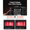 image:imageVEVOR Voltage Auto Converter Transformer 6000VA Heavy Duty Step UpDown Power Transformer 110V to 220V and 220V to 110V with 3 US Outlets 3 EU Outlets LCD Display Circuit Breaker Protection500W
