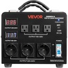 image:imageVEVOR Voltage Auto Converter Transformer 6000VA Heavy Duty Step UpDown Power Transformer 110V to 220V and 220V to 110V with 3 US Outlets 3 EU Outlets LCD Display Circuit Breaker Protection5000WAuto