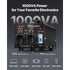 image:imageVEVOR Voltage Auto Converter Transformer 6000VA Heavy Duty Step UpDown Power Transformer 110V to 220V and 220V to 110V with 3 US Outlets 3 EU Outlets LCD Display Circuit Breaker Protection1000W