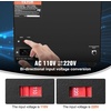 image:imageVEVOR Voltage Auto Converter Transformer 6000VA Heavy Duty Step UpDown Power Transformer 110V to 220V and 220V to 110V with 3 US Outlets 3 EU Outlets LCD Display Circuit Breaker Protection3000W