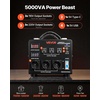 image:imageVEVOR Voltage Auto Converter Transformer 6000VA Heavy Duty Step UpDown Power Transformer 110V to 220V and 220V to 110V with 3 US Outlets 3 EU Outlets LCD Display Circuit Breaker Protection5000WAuto