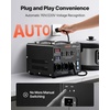 image:imageVEVOR Voltage Auto Converter Transformer 6000VA Heavy Duty Step UpDown Power Transformer 110V to 220V and 220V to 110V with 3 US Outlets 3 EU Outlets LCD Display Circuit Breaker Protection3000WAuto