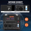 image:imageVEVOR Voltage Auto Converter Transformer 6000VA Heavy Duty Step UpDown Power Transformer 110V to 220V and 220V to 110V with 3 US Outlets 3 EU Outlets LCD Display Circuit Breaker Protection3000W