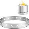 image:imageVEVOR Fire Pit Stand for Solo Stove Bonfire195 Inch Smokeless Fire Pit RingStainless Steel Fireplace Stove Support Frame Accessory Portable Outdoor Camping Holder Tools for Fireplace27 Inch