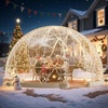 image:imageVEVOR Garden Dome Tent 12 x 72 ft Clear Bubble Tent House for 47 Person  Outdoor Igloo Waterproof PVC Geodesic Dome Greenhouse with Ventilated Window 360 CrystalClear View for Gardens Patios15 x 95 FT