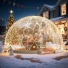 image:imageVEVOR Garden Dome Tent 12 x 72 ft Clear Bubble Tent House for 47 Person  Outdoor Igloo Waterproof PVC Geodesic Dome Greenhouse with Ventilated Window 360 CrystalClear View for Gardens PatiosUpgrade95 ft x 57 FT
