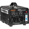 image:imageVEVOR Voltage Auto Converter Transformer 6000VA Heavy Duty Step UpDown Power Transformer 110V to 220V and 220V to 110V with 3 US Outlets 3 EU Outlets LCD Display Circuit Breaker Protection1500W