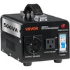 image:imageVEVOR Voltage Auto Converter Transformer 6000VA Heavy Duty Step UpDown Power Transformer 110V to 220V and 220V to 110V with 3 US Outlets 3 EU Outlets LCD Display Circuit Breaker Protection500W