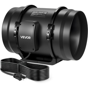 image:imageVEVOR 4 Air Filtration Kit 180 CFM Inline Duct Fan with Speed Controller Carbon Filter amp Ducting Ventilation System for Heating Cooling Booster Grow Tents Hydroponics8 Inline Fan