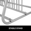 image:imageBestEquip 10 Holders Floor Bike Rack 59 Length AllSteel Grid Bike Rack 10Bike Capacity DualSide Storage Stand for Garages Streets Yards Bike Events59