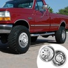 image:imagePolished 195 10 Lug Wheel Simulators Stainless Steel Bolt Kit Hubcap Kit Fit for 20052020 Ford F450F550 2WD Trunk Dually Wheel Cover Set16