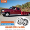 image:imagePolished 195 10 Lug Wheel Simulators Stainless Steel Bolt Kit Hubcap Kit Fit for 20052020 Ford F450F550 2WD Trunk Dually Wheel Cover Set16