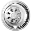 image:imagePolished 195 10 Lug Wheel Simulators Stainless Steel Bolt Kit Hubcap Kit Fit for 20052020 Ford F450F550 2WD Trunk Dually Wheel Cover Set16