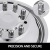 image:imagePolished 195 10 Lug Wheel Simulators Stainless Steel Bolt Kit Hubcap Kit Fit for 20052020 Ford F450F550 2WD Trunk Dually Wheel Cover Set195
