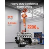 image:imageVEVOR 1100 lbs Electric Chain Hoist 20ft Lifting Height 120V 60Hz Single Phase Overhead Crane w 328ft Wireless amp 15ft Wired Remote Control Power Electric Hoist for Factories Warehouses Garages2200lbs 20FT