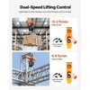 image:imageVEVOR 1100 lbs Electric Chain Hoist 20ft Lifting Height 120V 60Hz Single Phase Overhead Crane w 328ft Wireless amp 15ft Wired Remote Control Power Electric Hoist for Factories Warehouses Garages2in1 2200lbs 10ft