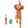 image:imageVEVOR 1100 lbs Electric Chain Hoist 20ft Lifting Height 120V 60Hz Single Phase Overhead Crane w 328ft Wireless amp 15ft Wired Remote Control Power Electric Hoist for Factories Warehouses Garages2200lbs 20FT