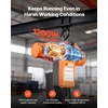 image:imageVEVOR 1100 lbs Electric Chain Hoist 20ft Lifting Height 120V 60Hz Single Phase Overhead Crane w 328ft Wireless amp 15ft Wired Remote Control Power Electric Hoist for Factories Warehouses Garages1100lbs 20ft