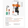 image:imageVEVOR 1100 lbs Electric Chain Hoist 20ft Lifting Height 120V 60Hz Single Phase Overhead Crane w 328ft Wireless amp 15ft Wired Remote Control Power Electric Hoist for Factories Warehouses Garages2in1 2200lbs 10ft