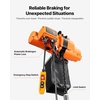 image:imageVEVOR 1100 lbs Electric Chain Hoist 20ft Lifting Height 120V 60Hz Single Phase Overhead Crane w 328ft Wireless amp 15ft Wired Remote Control Power Electric Hoist for Factories Warehouses Garages1100lbs 20ft