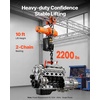 image:imageVEVOR 1100 lbs Electric Chain Hoist 20ft Lifting Height 120V 60Hz Single Phase Overhead Crane w 328ft Wireless amp 15ft Wired Remote Control Power Electric Hoist for Factories Warehouses Garages2in1 2200lbs 10ft