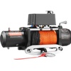 image:imageVEVOR 13500 lb Electric Truck Winch 12V DC 38 in x 80 ft Synthetic Rope Aluminum Fairlead Wireless amp Wired Remote Control 13500 lbs IP55 Waterproof Towing for Off Road Jeep SUV Boat13500 lbs