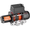 image:imageVEVOR 13500 lb Electric Truck Winch 12V DC 38 in x 80 ft Synthetic Rope Aluminum Fairlead Wireless amp Wired Remote Control 13500 lbs IP55 Waterproof Towing for Off Road Jeep SUV Boat6000 LBS
