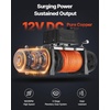image:imageVEVOR 13500 lb Electric Truck Winch 12V DC 38 in x 80 ft Synthetic Rope Aluminum Fairlead Wireless amp Wired Remote Control 13500 lbs IP55 Waterproof Towing for Off Road Jeep SUV Boat13500 lbs