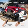image:imageVEVOR 13500 lb Electric Truck Winch 12V DC 38 in x 80 ft Synthetic Rope Aluminum Fairlead Wireless amp Wired Remote Control 13500 lbs IP55 Waterproof Towing for Off Road Jeep SUV Boat6000 LBS