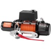 image:imageVEVOR 13500 lb Electric Truck Winch 12V DC 38 in x 80 ft Synthetic Rope Aluminum Fairlead Wireless amp Wired Remote Control 13500 lbs IP55 Waterproof Towing for Off Road Jeep SUV Boat10000 LBS
