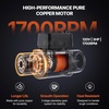 image:imageVEVOR 13500 lb Electric Truck Winch 12V DC 38 in x 80 ft Synthetic Rope Aluminum Fairlead Wireless amp Wired Remote Control 13500 lbs IP55 Waterproof Towing for Off Road Jeep SUV Boat10000 LBS