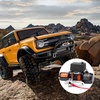 image:imageVEVOR 13500 lb Electric Truck Winch 12V DC 38 in x 80 ft Synthetic Rope Aluminum Fairlead Wireless amp Wired Remote Control 13500 lbs IP55 Waterproof Towing for Off Road Jeep SUV Boat6000 LBS