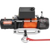 image:imageVEVOR 13500 lb Electric Truck Winch 12V DC 38 in x 80 ft Synthetic Rope Aluminum Fairlead Wireless amp Wired Remote Control 13500 lbs IP55 Waterproof Towing for Off Road Jeep SUV Boat13500 lbs