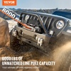 image:imageVEVOR 13500 lb Electric Truck Winch 12V DC 38 in x 80 ft Synthetic Rope Aluminum Fairlead Wireless amp Wired Remote Control 13500 lbs IP55 Waterproof Towing for Off Road Jeep SUV Boat6000 LBS