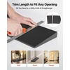 image:imageVEVOR 16 Rise Cuttable Threshold Ramp for Doorways 354 Wide Natural Rubber Wheelchair Ramp NonSlip Solid Rubber Ramp with DoubleSided Tape for DoorwaysDrivewaysBathroomSmooth Tile16 Rise